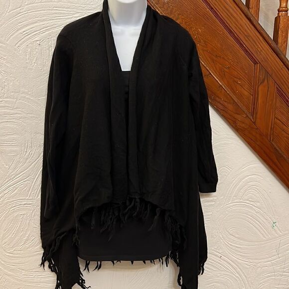Cynthia Rowley merino wool fringes sweater size XS - Picture 2 of 5